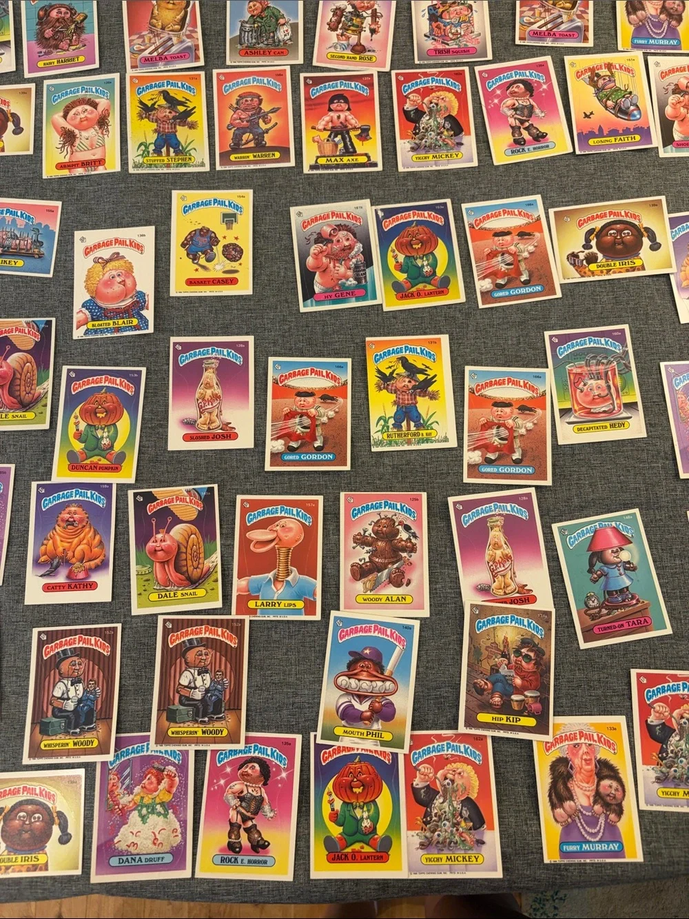 Series 4- Vintage Garbage Pail Kids Trading Cards - Large Lot of 100+